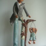 Joëlle Pébereau-Lalubin, Sculpteur céramiste -Auprès de mon arbre